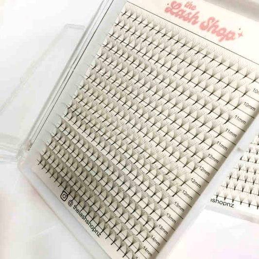 0.7 6D D curl pointy base XL Tray Premade Fans
